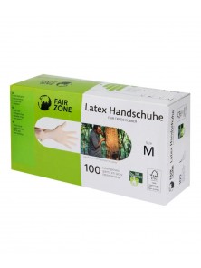 GUANTES DE LÁTEX FSC 'COMERCIO JUSTO' TALLA M 100 UDS - FAIR ZONE - 4260365858623