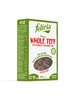 PENNE TEFF INTEGRAL 250GR BIO - FELICIA - 8032804431409