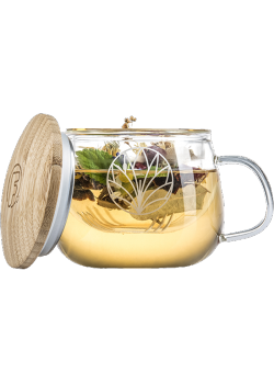 TAZA CON INFUSIONADOR DE CRISTAL ANGELICA - FLASKA - 3830053624857