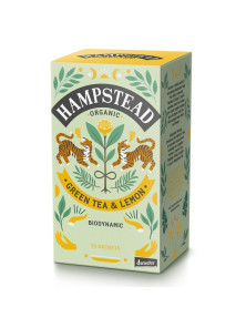 GREEN TEA & LEMON 20 BOLSITAS 40GR BIO - HAMPSTEAD - 813427000788
