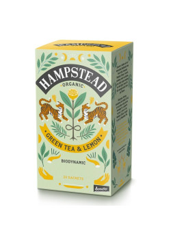 GREEN TEA & LEMON 20 BOLSITAS 40GR BIO - HAMPSTEAD - 813427000788