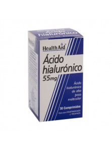 ACIDO HIALURONICO 55MG 30 COMPRIMIDOS - HEALTH AID - 5019781000944