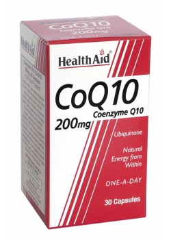 CO-ENZIMA Q10 200MG 30 CAPSULAS - HEALTH AID - 5019781015535