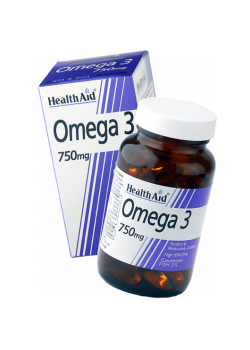 OMEGA 3 750MG 60 CAPSULAS - HEALTH AID - 5019781000630