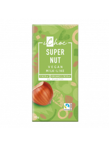 SUPER NUT CHOCOLATE VEGANO 80GR BIO - ICHOC - 4044889004625