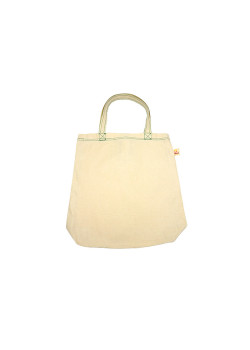 BOLSA PLEGABLE ALGODÓN NATURAL 40X35/ASA 57CM - IDEAS COMERCIO JUSTO