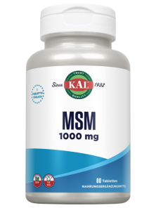 KAL MSM 1000MG 80 COMPRIMIDOS - KAL - 021245864998