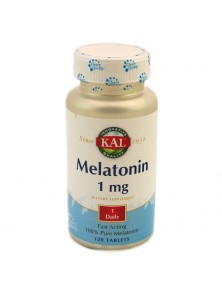 MELATONINA 120 TABLETAS 1MG - KAL - 021245598619