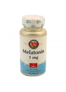 MELATONINA 120 TABLETAS 1MG - KAL - 021245598619