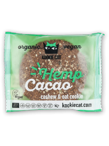 GALLETA CAÑAMO CACAO 50GR BIO - KOOKIE CAT - 3800232730501