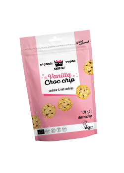 MINI GALLETAS VAINILLA CHOCOLATE 100GR BIO - KOOKIE CAT - 3800233686487