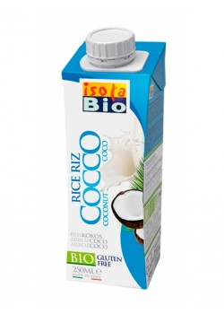 **MINI BEBIDA DE ARROZ CON COCO 250ML BIO - ISOLA BIO - 8023678425304