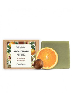 JABÓN CORPORAL PIEL SECA AGUACATE Y NARANJA 120GR - LABIATAE