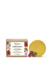 JABÓN FACIAL CUTIS SECO GERANIO Y ROSA MOSQUETA 40GR - LABIATAE