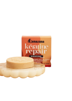 SHAMPOO REPARADOR CON KERATINA VEGETAL 70ML - LAMAZUNA - 3760345480857