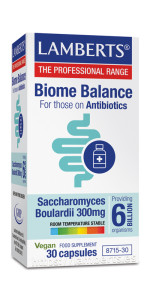 BIOME BALANCE ANTIBIOTICS 30 CAPSULAS - LAMBERTS - 5055148415037