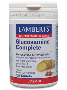 GLUCOSAMINA COMPLETA 120 CAPSULAS - LAMBERTS - 5055148413682