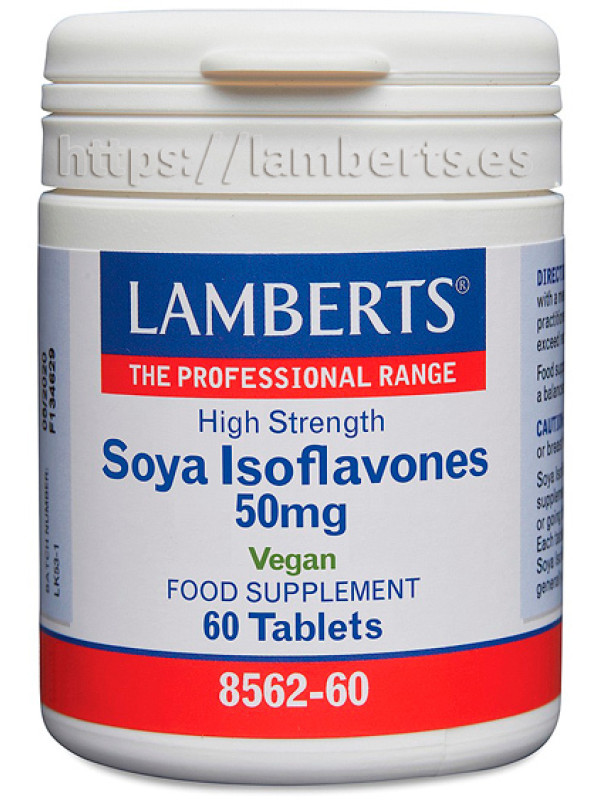ISOFLAVONAS DE SOJA 50 MG 60 TABLETAS