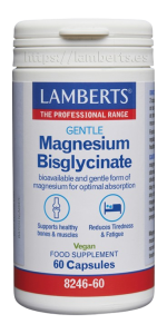 MAGNESIO BISGLICINATO 60 CAPSULAS - LAMBERTS - 5055148415457