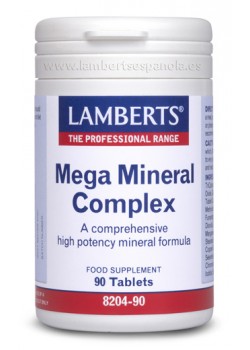 MEGA MINERAL COMPLEX 90 TABLETAS - LAMBERTS - 5055148400514