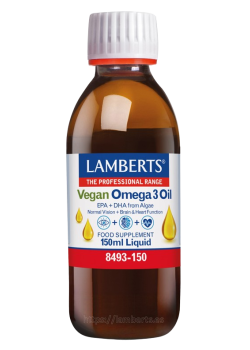 OMEGA 3 VEGANO LÍQUIDO 150ML - LAMBERTS - 5055148414764