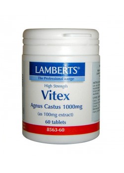 VITEX 'AGNUS CASTUS' 1000MG 60 TABLETAS - LAMBERTS - 5055148403072