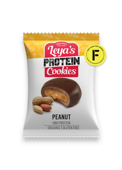 COOKIES PROTEICAS CACAHUETE 40GR BIO - LEYAS COOKIES - 3800232986007