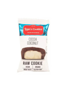 RAW COOKIE COCO CACAO 25GR BIO - LEYAS COOKIES - 3800232985642