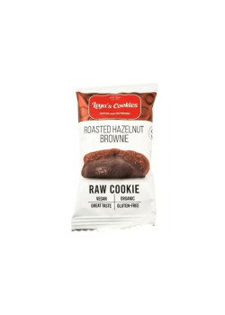 RAW COOKIES AVELLANA BROWNIE 25GR BIO - LEYAS COOKIES - 3800232985673