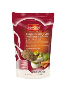 SEMILLAS DE LINO CON CHIA, MANZANA Y CANELA 200GR - LINWOODS - 5016887003817