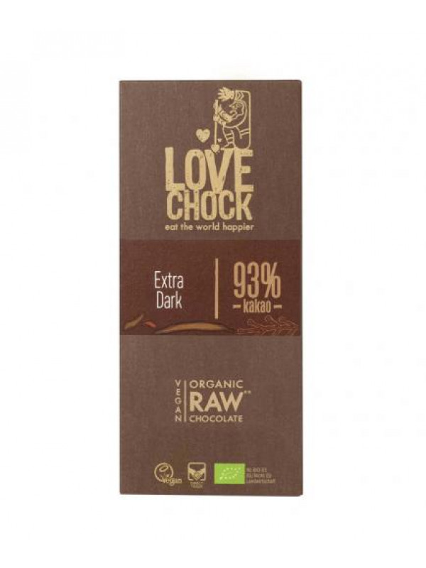 CHOCOLATE PURO ECOLOGICO 93% 70GR RAW