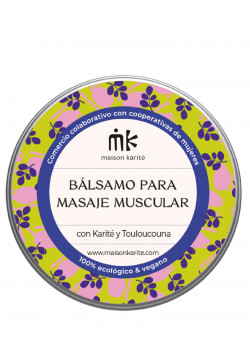 BALSAMO DE MASAJE MUSCULAR LATA 100ML BIO - MAISON KARITE - 8435444300737