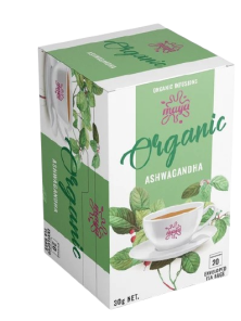 ORGANIC ASHWAGANDHA 20 BOLSITAS - MAYA - 733968311450