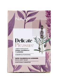 DELICATE PLEASURE JABÓN EMOLIENTE 100GR - NAAY BOTANICALS - 8436539630555