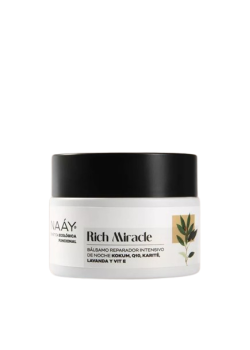 RICH MIRACLE BÁLSAMO INTENSIVO REPARADOR DE NOCHE  50 ML - NAAY BOTANICALS - 8436539631163