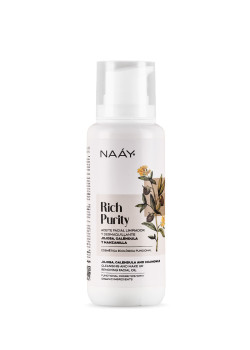 RICH PURITY ACEITE FACIAL LIMPIADOR Y DESMAQUILLANTE 200ML BIO - NAAY BOTANICALS - 8436539630258