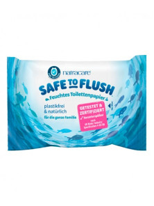 PAPEL HIGIÉNICO HÚMEDO - SAFE TO FLUSH 30 TOALLITAS POR PAQUETE - NATRACARE - 782126203137