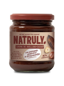 CREMA DE CACAO Y AVELLANAS 285GR BIO - NATRULY - 8436575050928