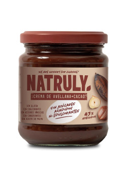 CREMA DE CACAO Y AVELLANAS  285GR BIO - NATRULY