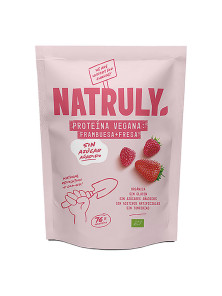 PROTEINA VEGANA FRESA FRAMBUESA 350GR BIO - NATRULY - 8436575050218