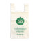 BOLSA CAMISETA PEQUEÑA 40X50 COMPOSTABLE 100UNIDADES - NATURAL - 7427135603839