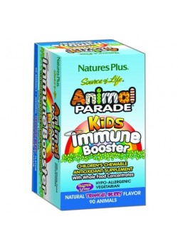 ANIMAL PARADE KIDS INMUNE 90 COMPRIMIDOS - NATURES PLUS - 097467299788