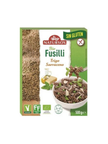 FUSILLI TRIGO SARRACENO SIN GLUTEN 500GR BIO - NATURSOY - 8428159105094