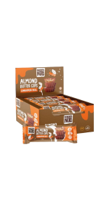 BUTTER CUPS RELLENO DE CREMA DE ALMENDRA CINNAMON ROLL 39GR BIO - NAUGHTY NUTS - 4260737542037