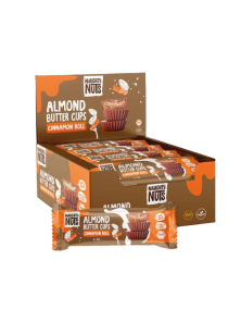 BUTTER CUPS RELLENO DE CREMA DE ALMENDRA CINNAMON ROLL 39GR BIO - NAUGHTY NUTS