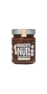 CREMA DE CACAO CON CACAHUETE CRUJIENTE 250G BIO - NAUGHTY NUTS - 4270001889430