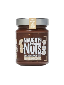 CREMA DE CACAO CON CACAHUETE CRUJIENTE 250G BIO - NAUGHTY NUTS - 4270001889430