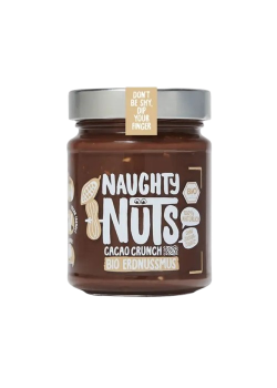 CREMA DE CACAO CON CACAHUETE CRUJIENTE 250G BIO - NAUGHTY NUTS - 4270001889430