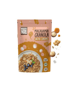 GRANOLA MACADAMIA SALTED CARAMEL 300G BIO - NAUGHTY NUTS - 4262507910480