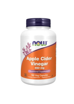 VINAGRE DE SIDRA DE MANZANA 450MG - NOW - 733739033178